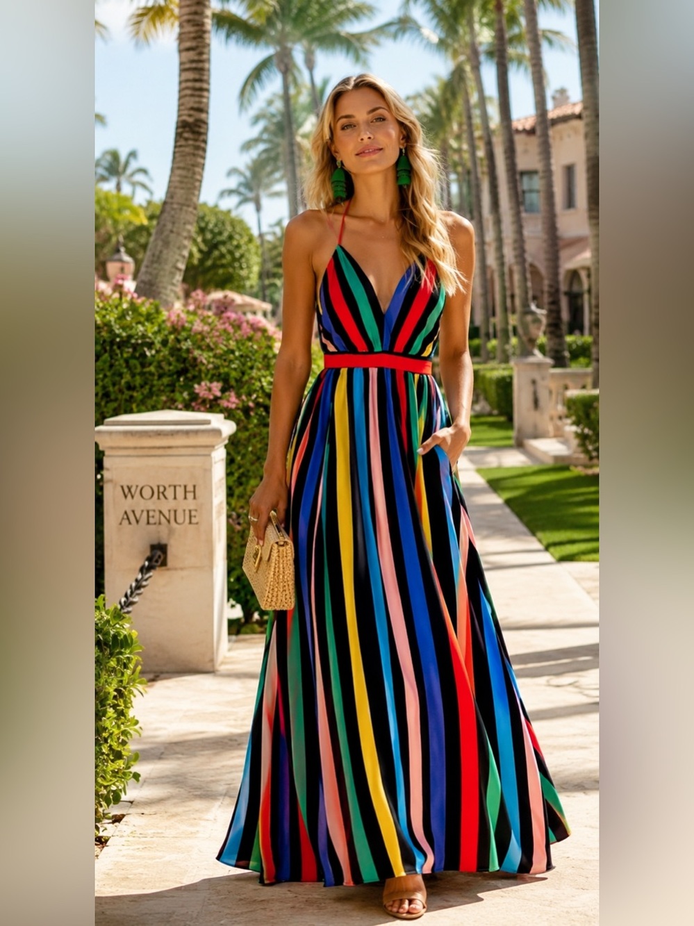 VICI multicolored Maxi Dress